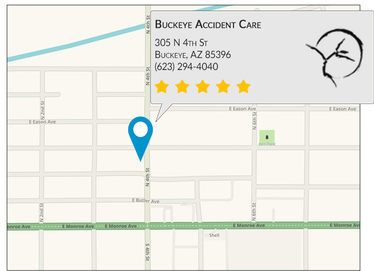 Center For Auto Accident Injury Treatment on Google Map