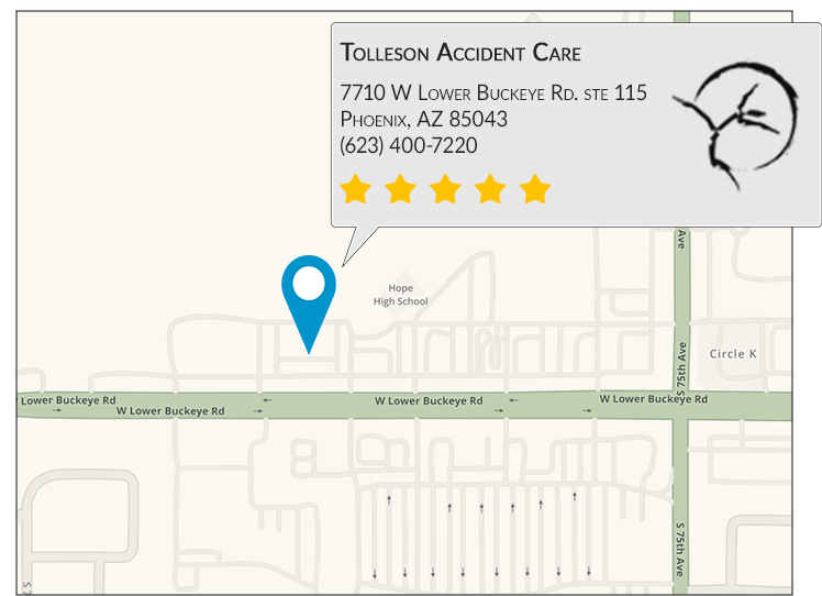 Center For Auto Accident Injury Treatment on Google Map